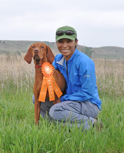 Vizsla Kosmo and Mel qualify for another Master Hunter leg - Sioux Falls, SD