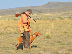 Remus on the line for his Master Hunter Test