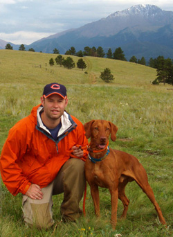 Aaron and Remus in Woodland Park Colorado
