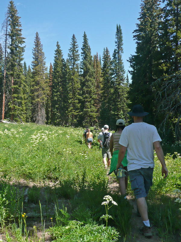 The gang off trail - Steamboat Springs, Colorado