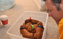 Co-breeder Aaron watching The Boys