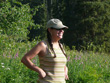Becky surviving the brutal camping conditions - Steamboat Springs, Colorado