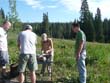 Becky cooks up breakfast for the crew - Steamboat Springs, Colorado