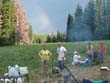 Rainbow over campsite - Steamboat Springs, Colorado