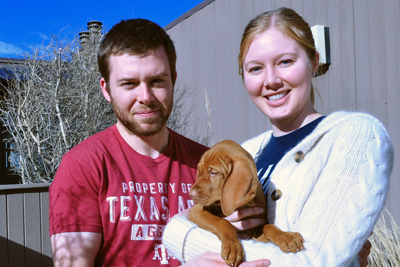 Red Boy, "Enzo", goes home with Brandon and Jennifer