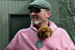 Randy tries to steal a Vizsla puppy